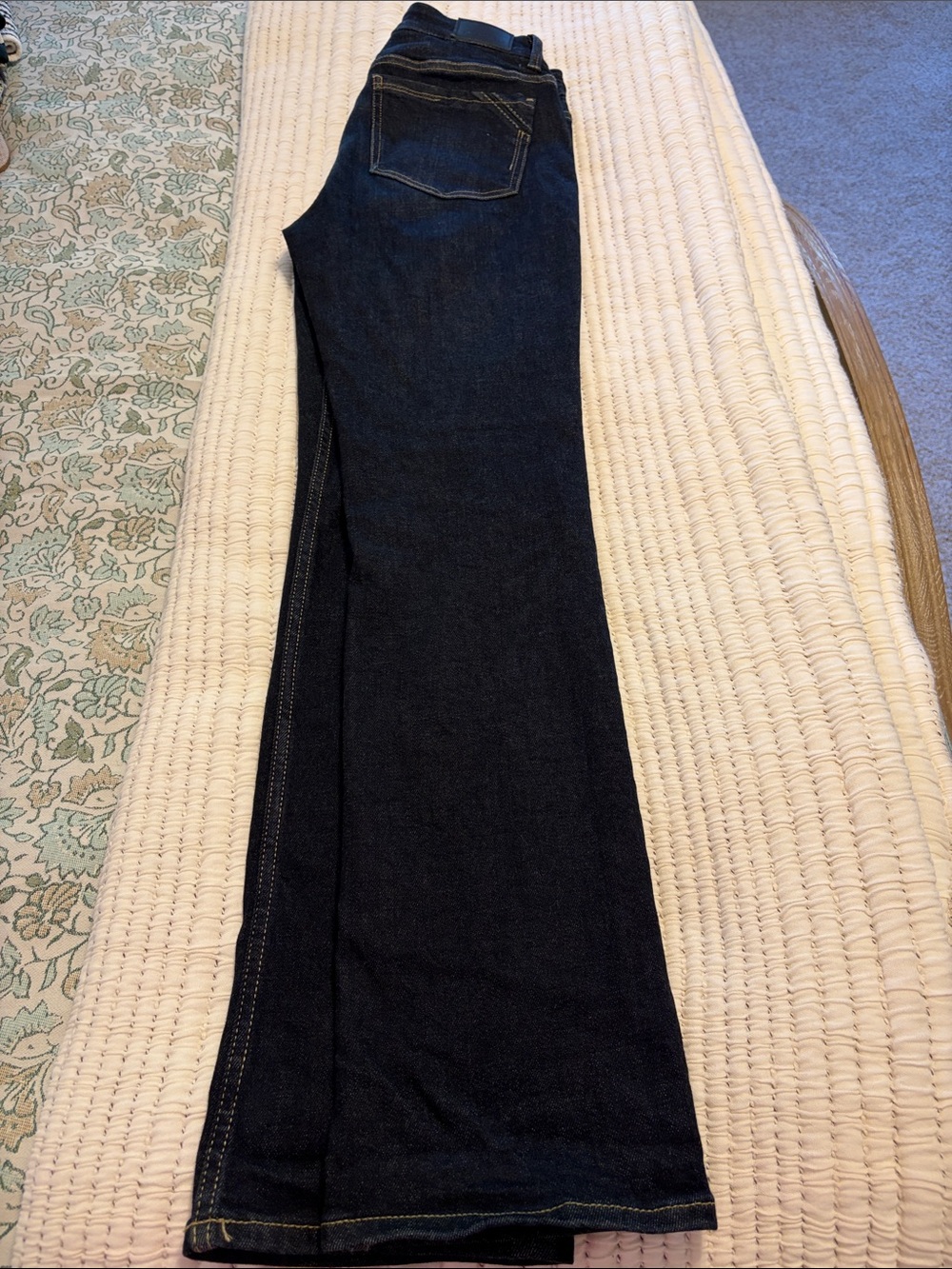 Women's Dark Indigo Straight Jeans - Stretch